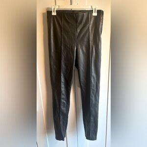 Zara- black pleather pants